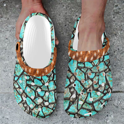 Kingsman Turqoise Fawn Salty Clogs