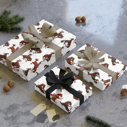 Bronc Riders Gift Wrapping Paper Rolls, 1pc