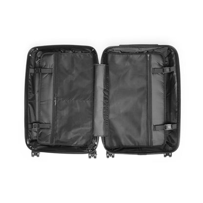 Cow Hide Leather Print Suitcase