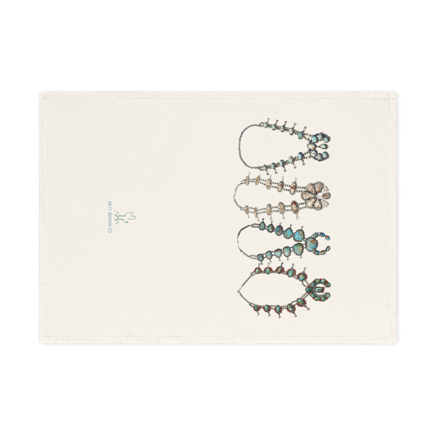 Squash Blossom Organic Cotton Tea Towel