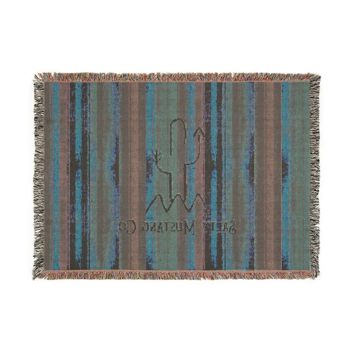 SMC Branded Rustic Serape Woven Blanket