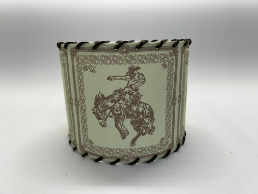 Bandana Bronc Sage and Brown Lampshade