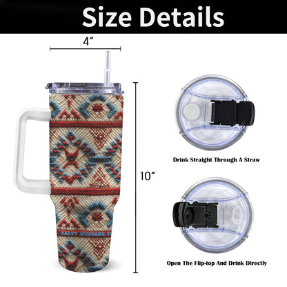 West Texas Cross Stitch Tumbler