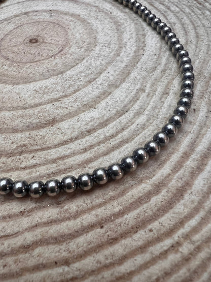 5mm Sterling Pearl Necklace — 16 inch