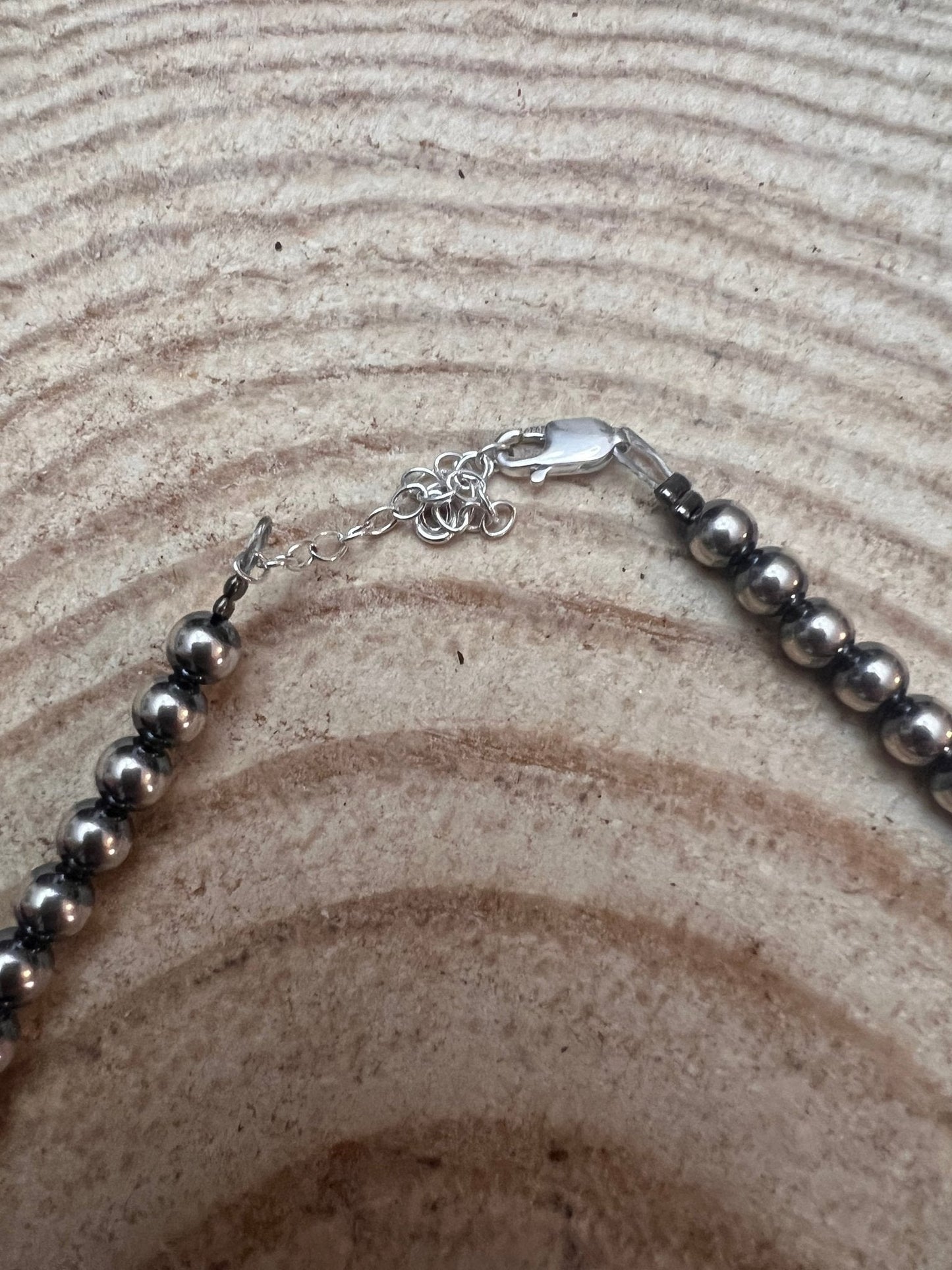 5mm Sterling Pearl Necklace — 16 inch