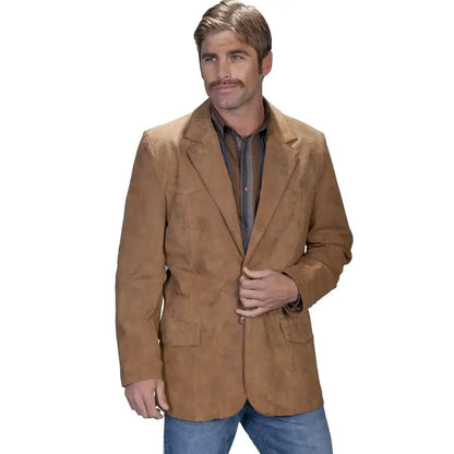 Scully Beau Leather Blazer - Mens Jacket