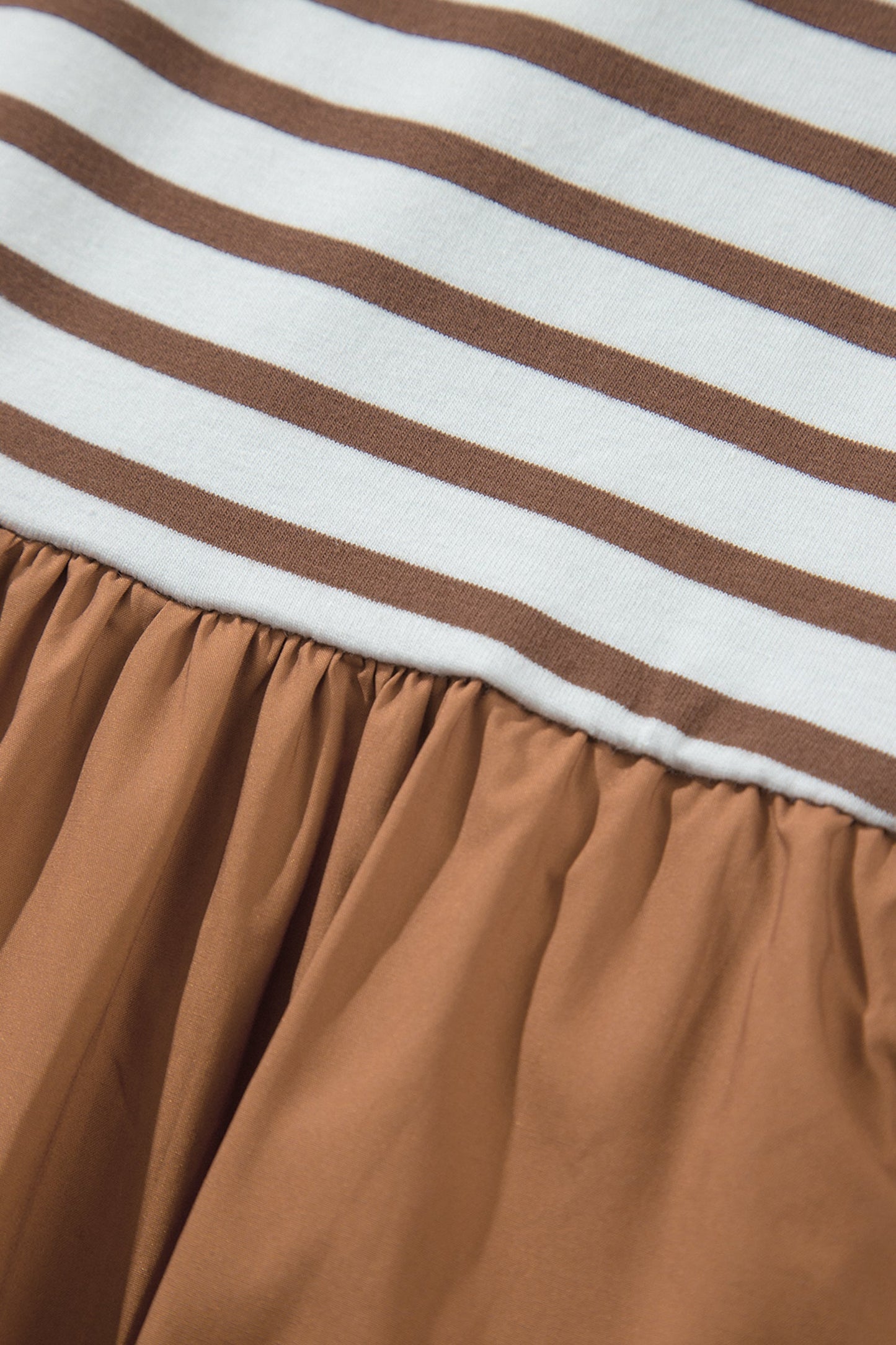 Stripe Colorblock Patchwork Sleeveless Long Dress