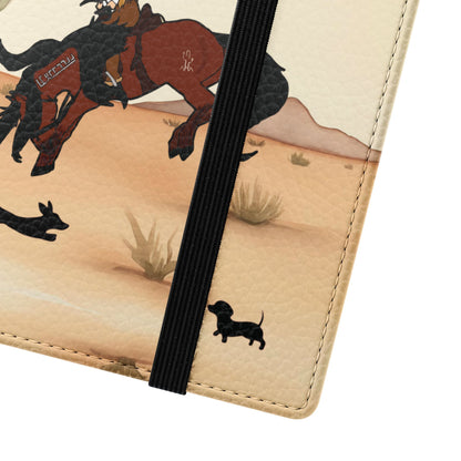 Salty Mustang Co. Lady Puncher Flip Wallet Phone Case (Samsung & iPhone)