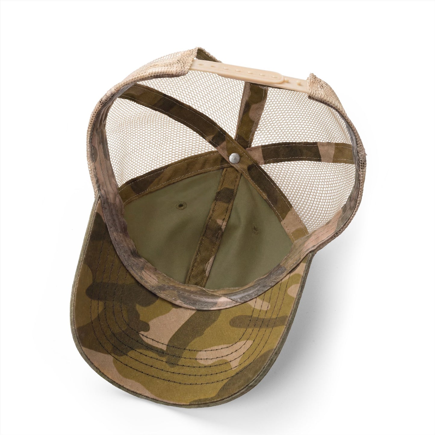Women's Washed Mesh-Back Cap Embroidered Brand