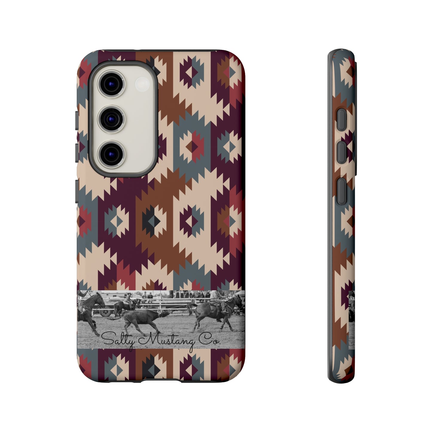 Southwest Pattern Team Roper Band Samsung Tough Cases