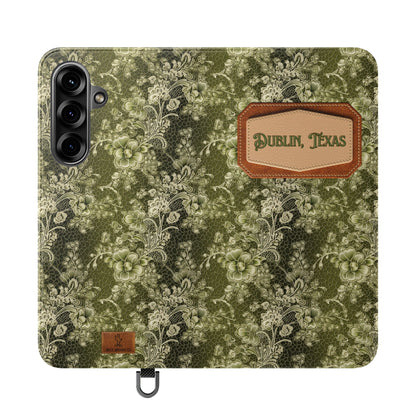 Dublin, Texas Lucky Lace Phone Flip Case Wallet (Samsung & iPhone)