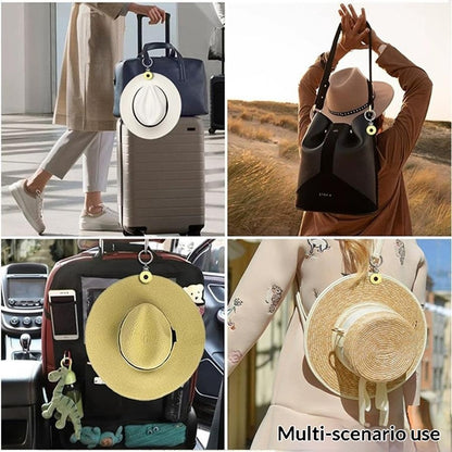 Colorful Flower Leaf Hat Clip Multi-functional Clip Travel Luggage Pendant Bag Accessory
