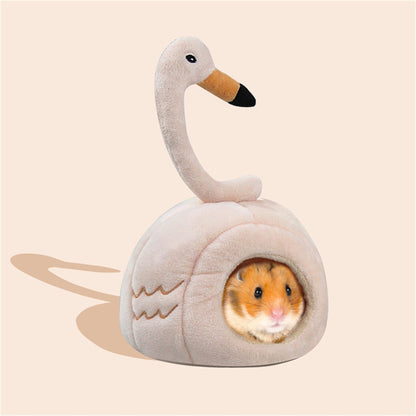 TG-PB080 Cute Soft Pet Bed Pet Gift for Small Pets Hamsters Squirrels, Warming Autumn Winter Indoor Snooze Sleeping Cozy Pet Products