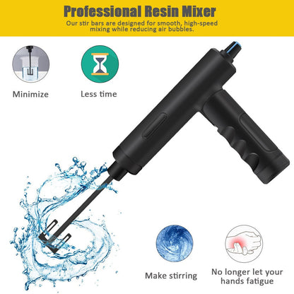 Foldable Electric Epoxy Resin Mixer Handheld Resin Stirrer with Adjustable Speed