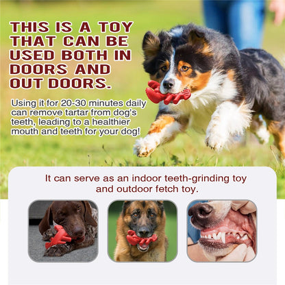 LX-01 Dog Chewing Teething Toy Lobster Pet Toy Gift for Medium Large Dogs (BPA Free, CPC  /  FDA  /  RoHS Certified)
