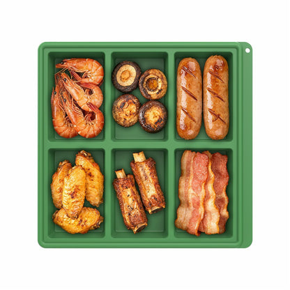 Silicone Baking Pan 6 Cavity Rectangular Cake Mold High Temperature Bread Mold (FDA Certificated)