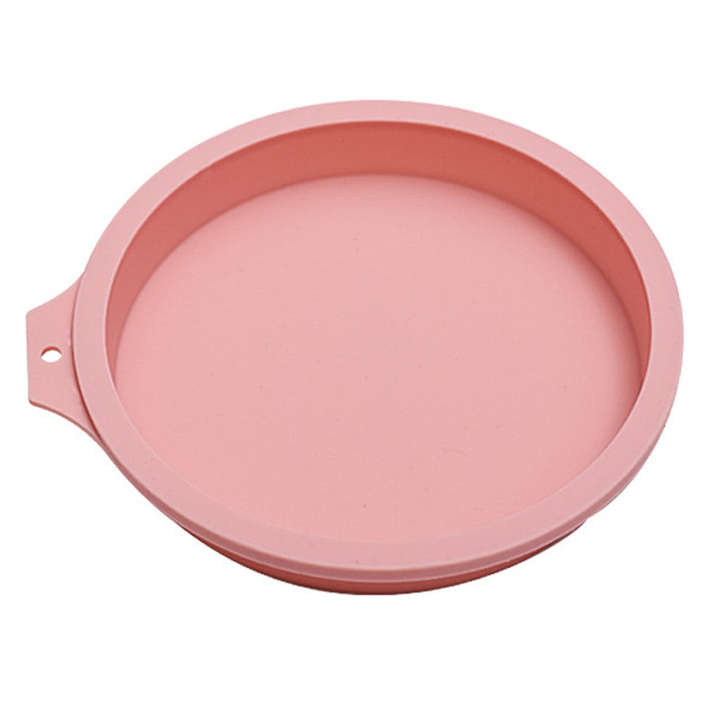 6-inch Cake Pan Silicone Mold Round Chiffon Cake Making Mold Baking Pan (BPA-Free, No FDA Certificate)