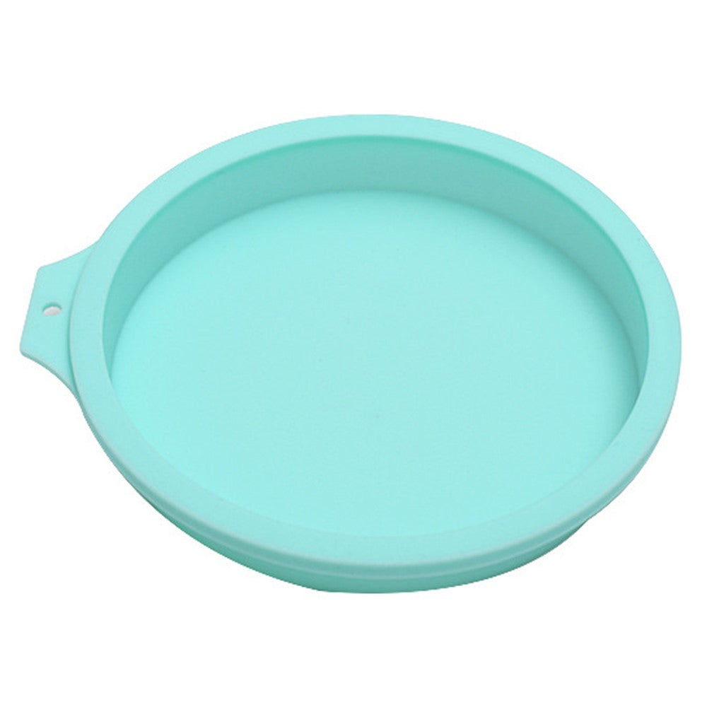 8-inch Round Cake Pan Silicone Mold Chiffon Cake Making Mold Kitchen Baking Pan (BPA-Free, No FDA Certificate)