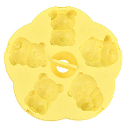 Cute Panda Shape Silicone Baby Food DIY Mold Steamed Cake Maker (No FDA)