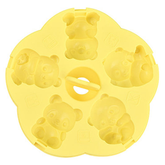 Cute Panda Shape Silicone Baby Food DIY Mold Steamed Cake Maker (No FDA)