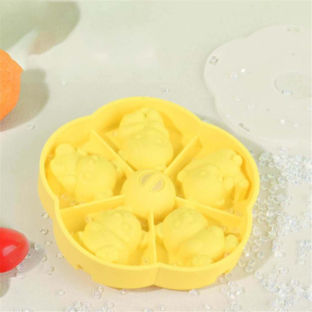 Cute Panda Shape Silicone Baby Food DIY Mold Steamed Cake Maker (No FDA)