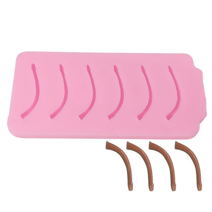 SX-SW-68 6-Cell Mold on Apple Stem DIY Candle Silicone Mold (BPA-Free, No FDA Certificate)