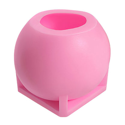 SX-SW-65 Apple Shape Mousse Cake Mold Christmas Eve Candle Silicone Mold (BPA-Free, No FDA Certificate)