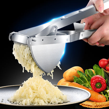 430 Stainless Steel Potato Ricer Multifunctional Vegetable Masher Fruit Press Lemon Juicer (FCM Tested)
