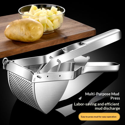 430 Stainless Steel Potato Ricer Multifunctional Vegetable Masher Fruit Press Lemon Juicer (FCM Tested)