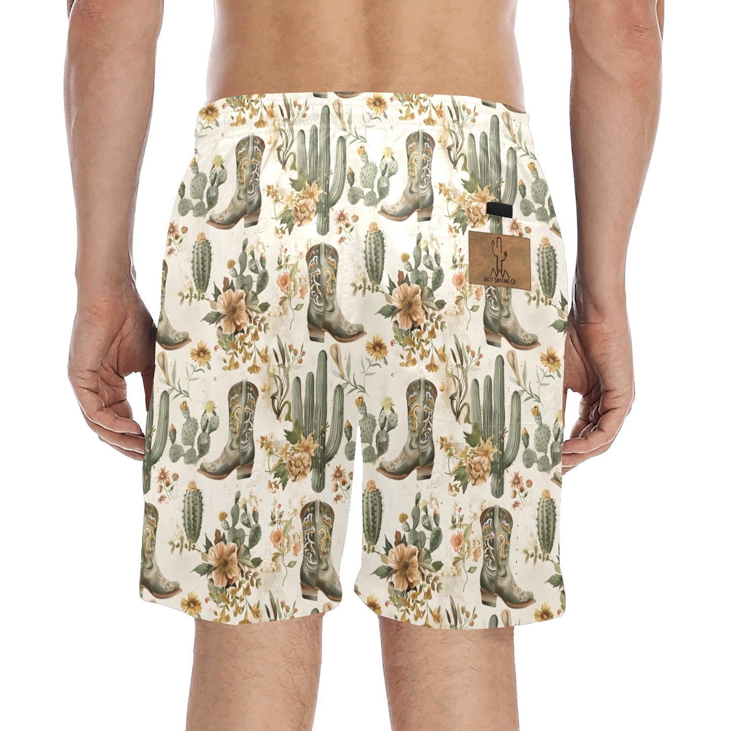 Pecos County Men’s Mid-Length Swim Shorts