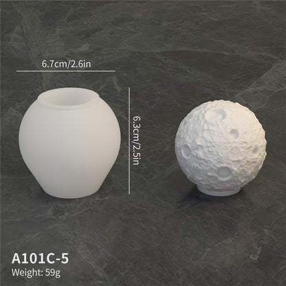 A101C-5 Planet Shape DIY Silicone Fondant Mold Cake Decorating Tool (BPA Free, No FDA)