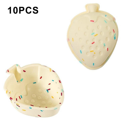 10PCS Silicone Baking Molds DIY Non-Stick Cake Cups Baking Tool (BPA Free, FDA Certified)