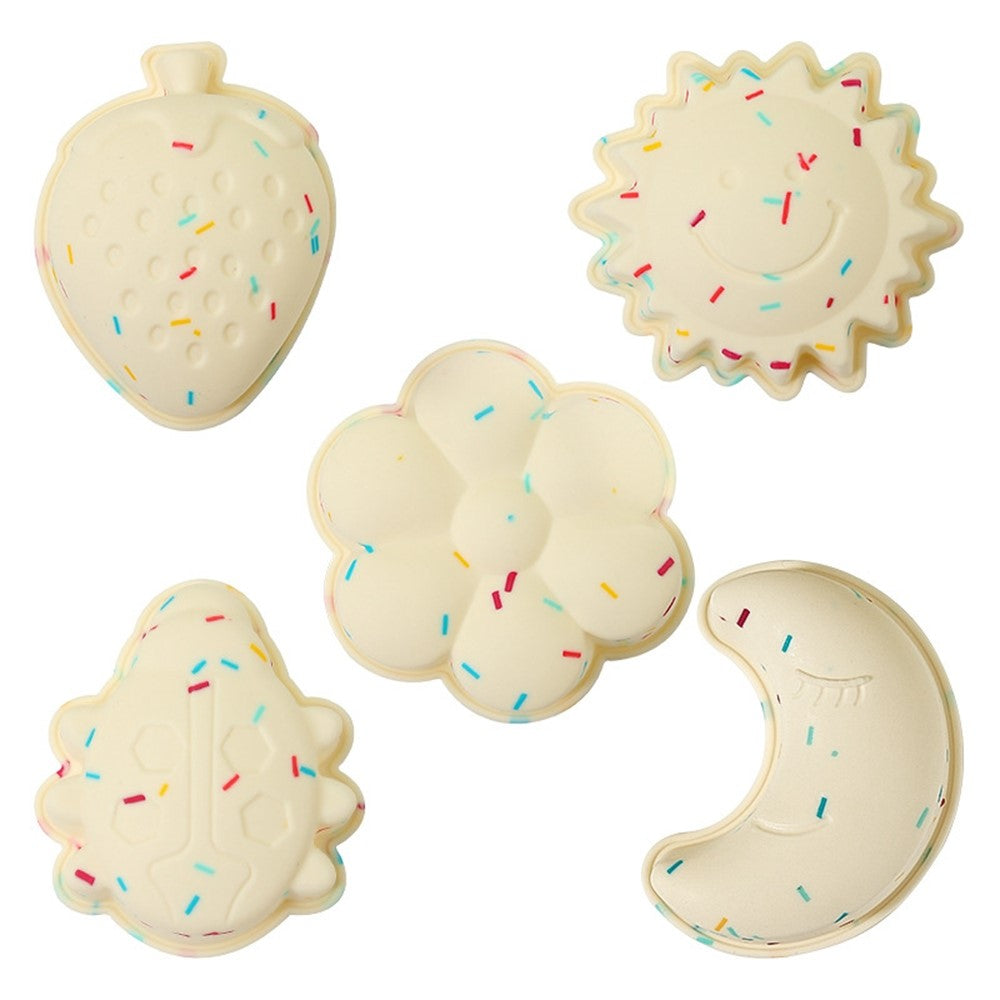 10PCS Silicone Baking Molds DIY Non-Stick Cake Cups Baking Tool (BPA Free, FDA Certified)