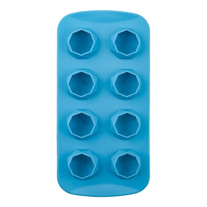 Diamond / Heart / Star / Round Shape DIY Ice Maker Silicone Ice Cube Tray 8 Cavity Mold (BPA Free, FDA Certified)
