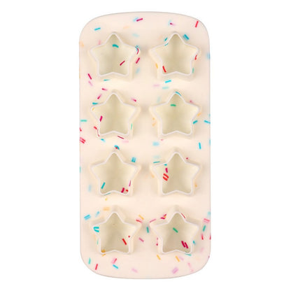 Diamond / Heart / Star / Round Shape DIY Ice Maker Silicone Ice Cube Tray 8 Cavity Mold (BPA Free, FDA Certified)