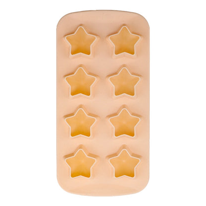 Diamond / Heart / Star / Round Shape DIY Ice Maker Silicone Ice Cube Tray 8 Cavity Mold (BPA Free, FDA Certified)