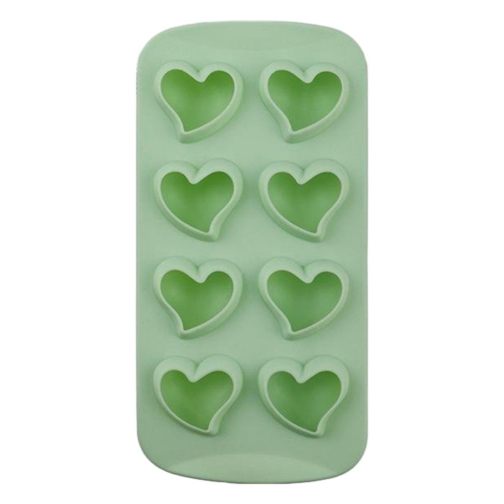 Diamond / Heart / Star / Round Shape DIY Ice Maker Silicone Ice Cube Tray 8 Cavity Mold (BPA Free, FDA Certified)