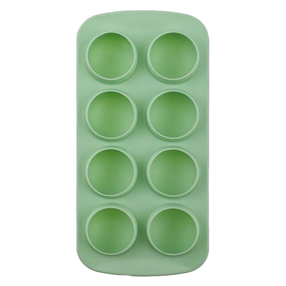 Diamond / Heart / Star / Round Shape DIY Ice Maker Silicone Ice Cube Tray 8 Cavity Mold (BPA Free, FDA Certified)