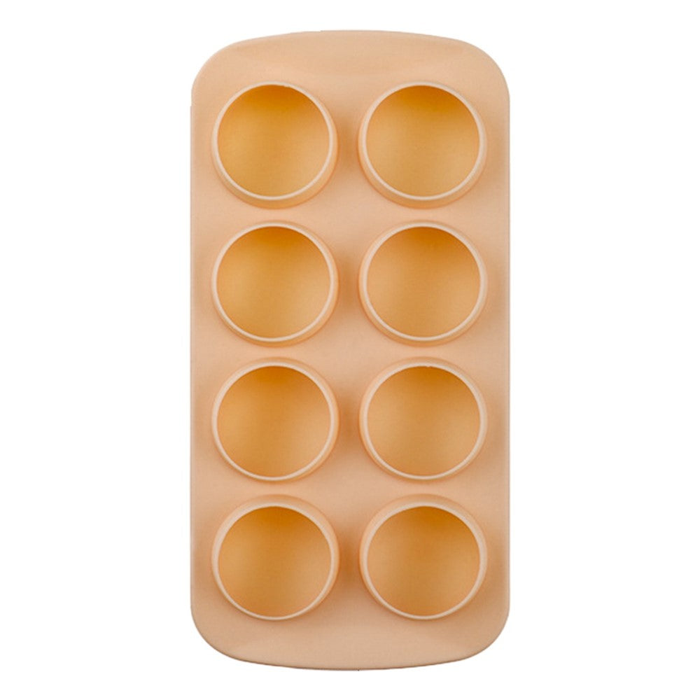 Diamond / Heart / Star / Round Shape DIY Ice Maker Silicone Ice Cube Tray 8 Cavity Mold (BPA Free, FDA Certified)