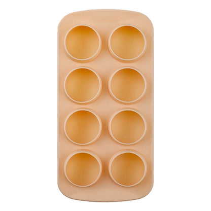 Diamond / Heart / Star / Round Shape DIY Ice Maker Silicone Ice Cube Tray 8 Cavity Mold (BPA Free, FDA Certified)