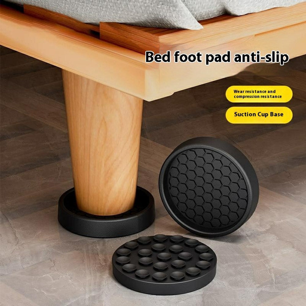 4Pcs 5CM Round Suction Cup Furniture Pads for Sofa Legs Chair Table Feet Non Slip Silicone Mat Noise Reduction