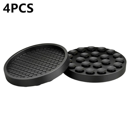 4Pcs 7.5CM Round Suction Cup Furniture Pads for Sofa Legs Chair Table Feet Non Slip Silicone Mat Noise Reduction