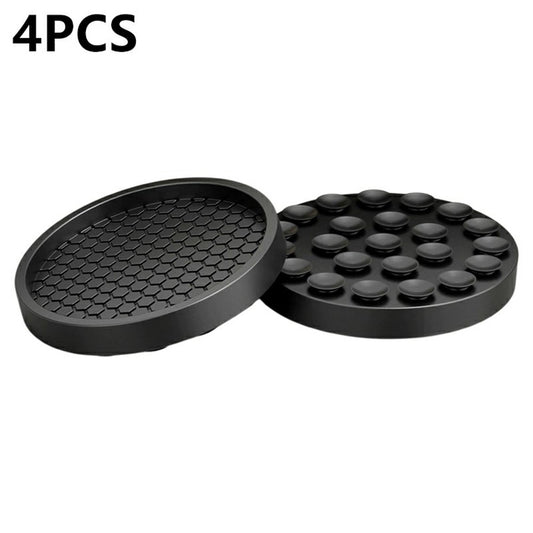 4Pcs 7.5CM Round Suction Cup Furniture Pads for Sofa Legs Chair Table Feet Non Slip Silicone Mat Noise Reduction