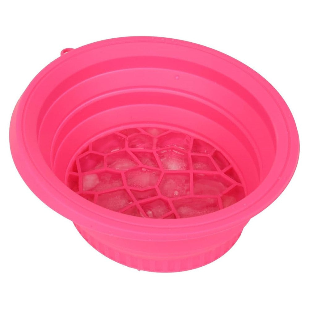 Collapsible Silicone Face Basin Ice Cold Therapy Multipurpose Foldable Washbasin for Skincare Travel (FDA Certified, BPA-Free)