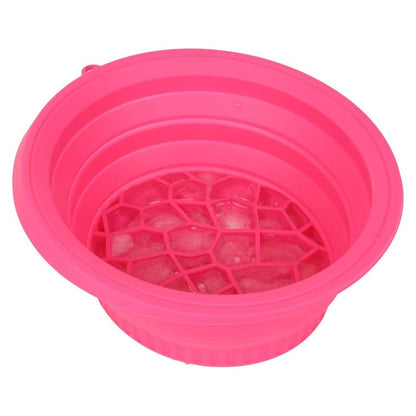 Collapsible Silicone Face Basin Ice Cold Therapy Multipurpose Foldable Washbasin for Skincare Travel (FDA Certified, BPA-Free)