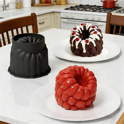 4 Inch Large Raspberry Shape Mousse Cake Mold Food-Grade Silicone Candle Berry Mold for Cake Baking (BPA-Free, No FDA Certified)
