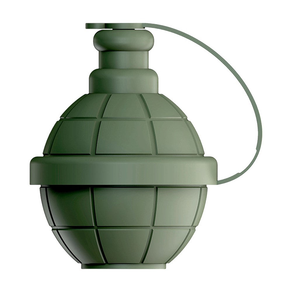 3D Hand Grenade Shape Ice Cube Mold Ice Ball Maker with Lid for Cocktails Parties (BPA Free, No FDA)
