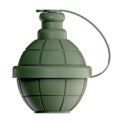 3D Hand Grenade Shape Ice Cube Mold Ice Ball Maker with Lid for Cocktails Parties (BPA Free, No FDA)