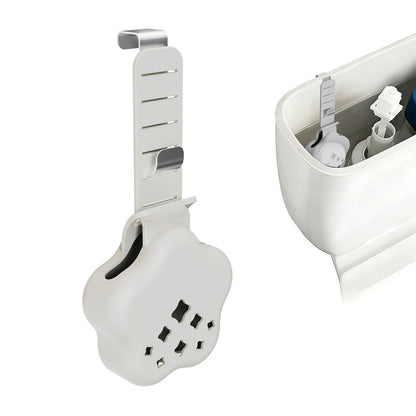Adjustable Hanging Toilet Tank Cleaning Tablet Holder Silicone Star Basket with Stainless Steel Hook