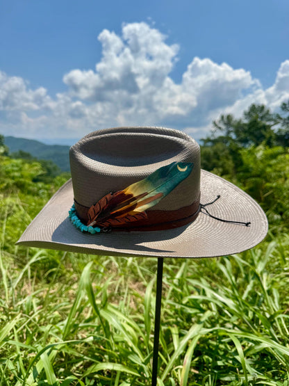 Moonlight Cactus Western Hat Feather
